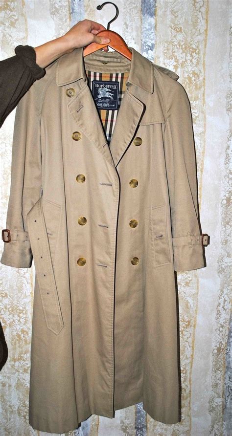 burberry trench coat mens vintage